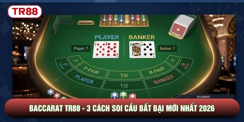 Baccarat TR88 - 3 Cách Soi Cầu Bất Bại Mới Nhất 2026